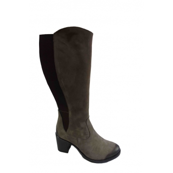 Kozaki ze skóry z szeroką cholewką 39-44 cm
